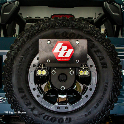 Ford Bronco Dual S1 W/C Reverse Kit w/Lic Plate Baja Designs-1