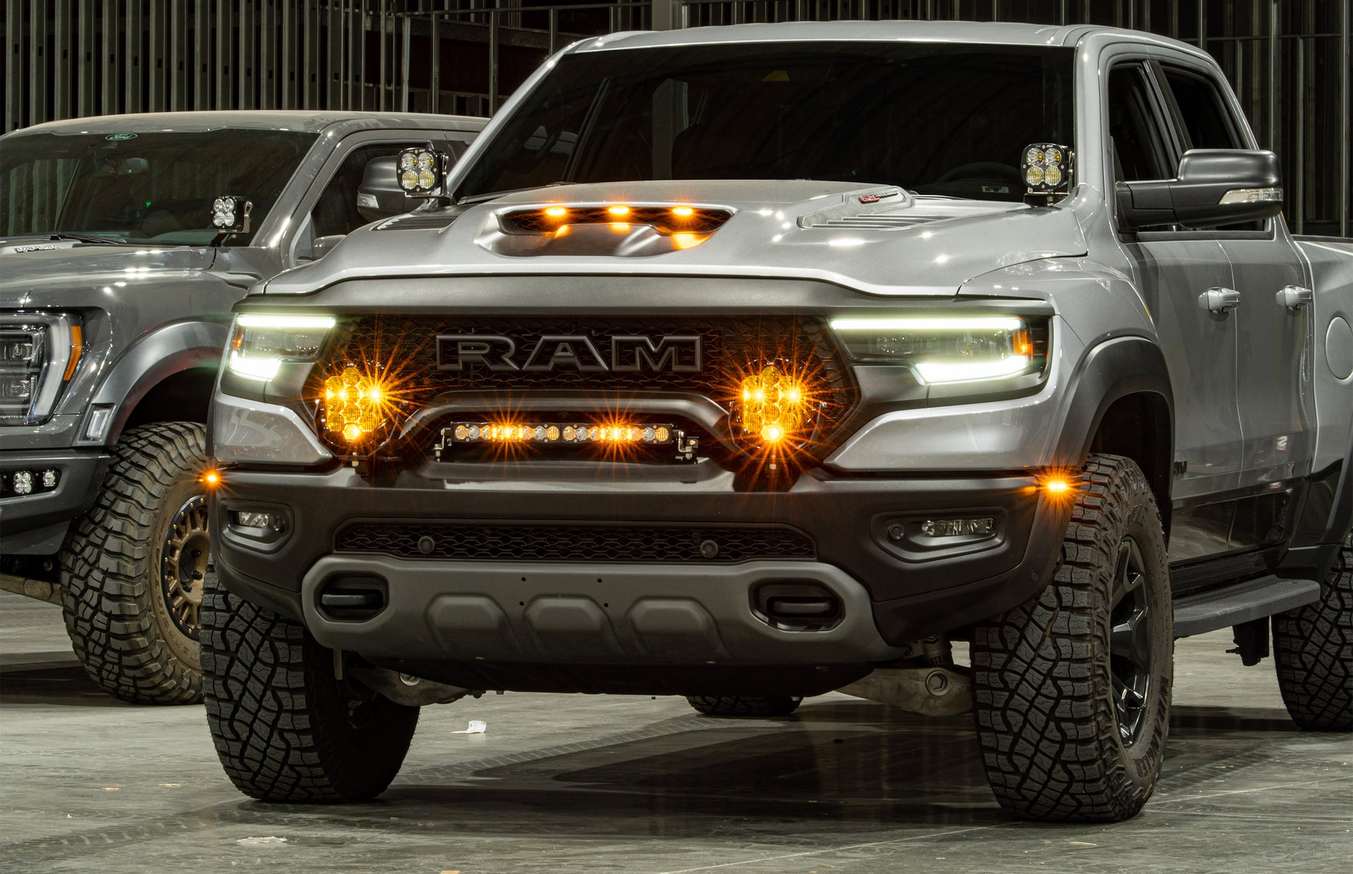 Ram 1500 TRX 21-On XL80 A-Pillar Kit Baja Designs-2