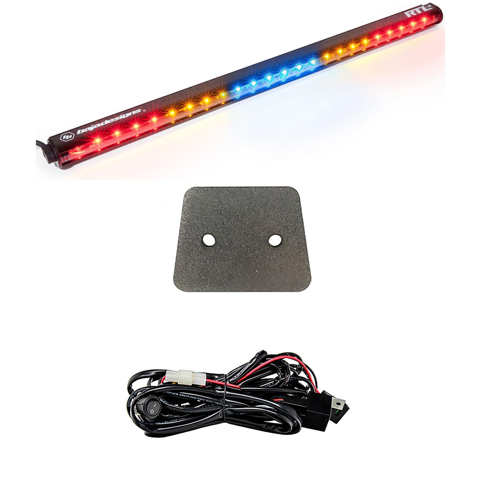 Honda Talon 2019 2-Seater 30 Inch RTL Rear Light Bar with Bracket Kit Baja Designs-2