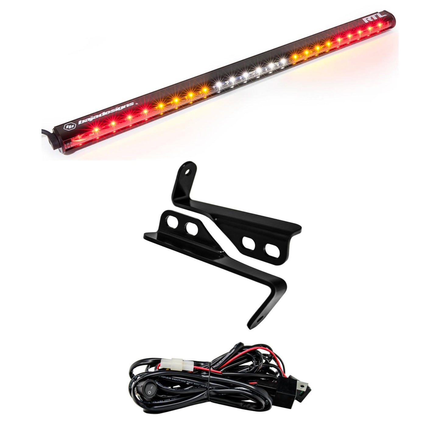 Baja Designs Polaris RZR 15-18 4 Seat 30 Inch RTL Rear Light Bar with Bracket Kit Baja Designs