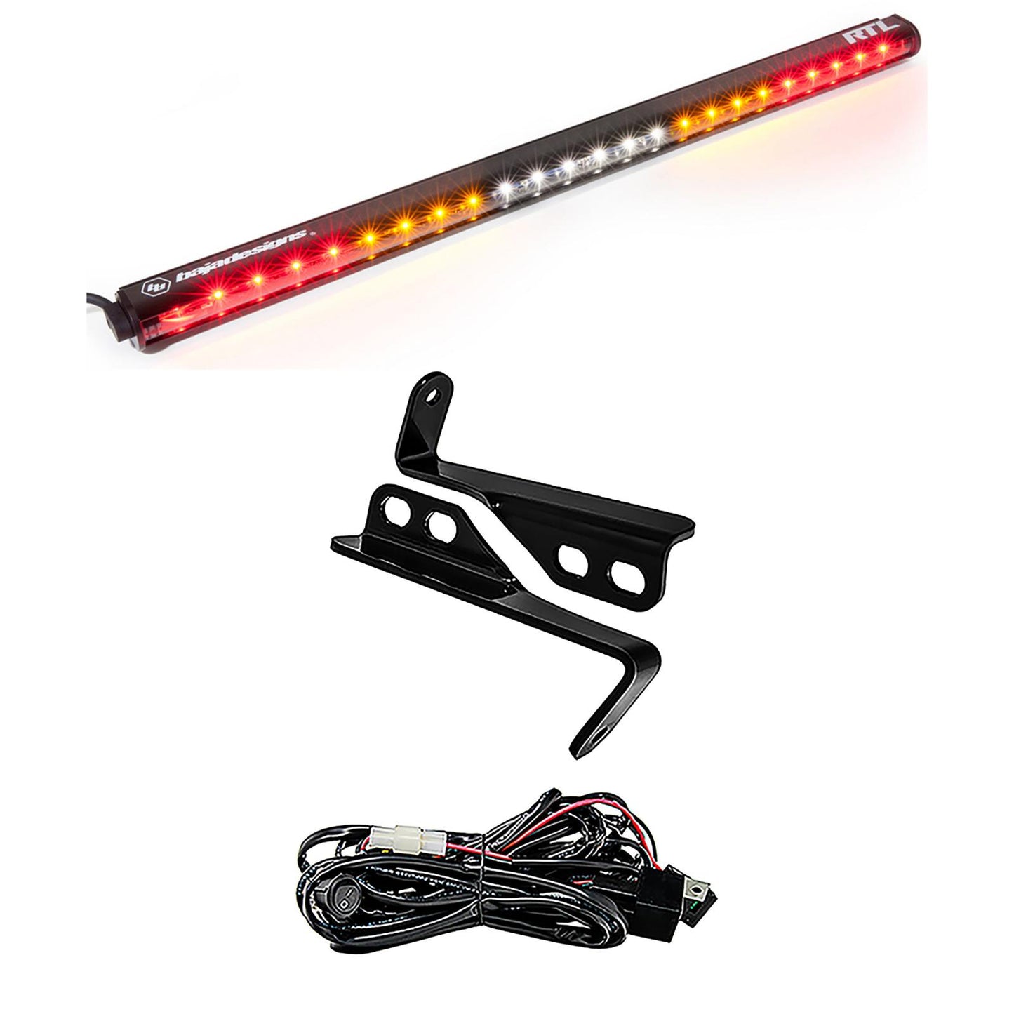 Polaris RZR 15-18 4 Seat 30 Inch RTL Rear Light Bar with Bracket Kit Baja Designs