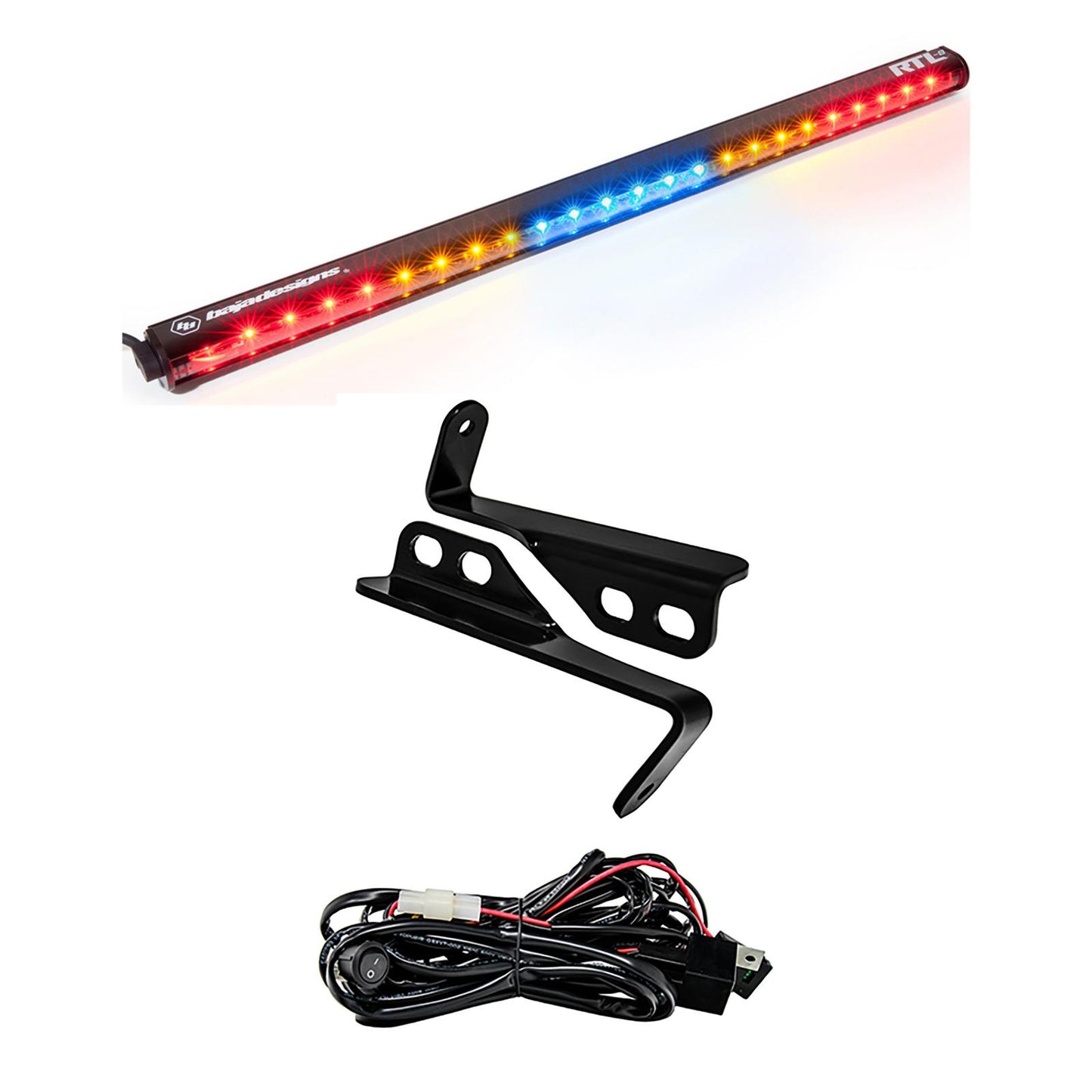 Baja Designs Polaris RZR 15-18 4 Seat 30 Inch RTL Rear Light Bar with Bracket Kit Baja Designs