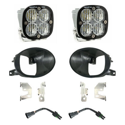 Squadron Pro Fog Pocket Kit 19-24 Sprinter 1500/2500/3500 (Wide Cornering; Clear) Baja Designs