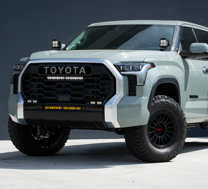 2022 Toyota Tundra 20 Inch S8 Behind Bumper Kit Amber Non-Hybrid Baja Designs-1