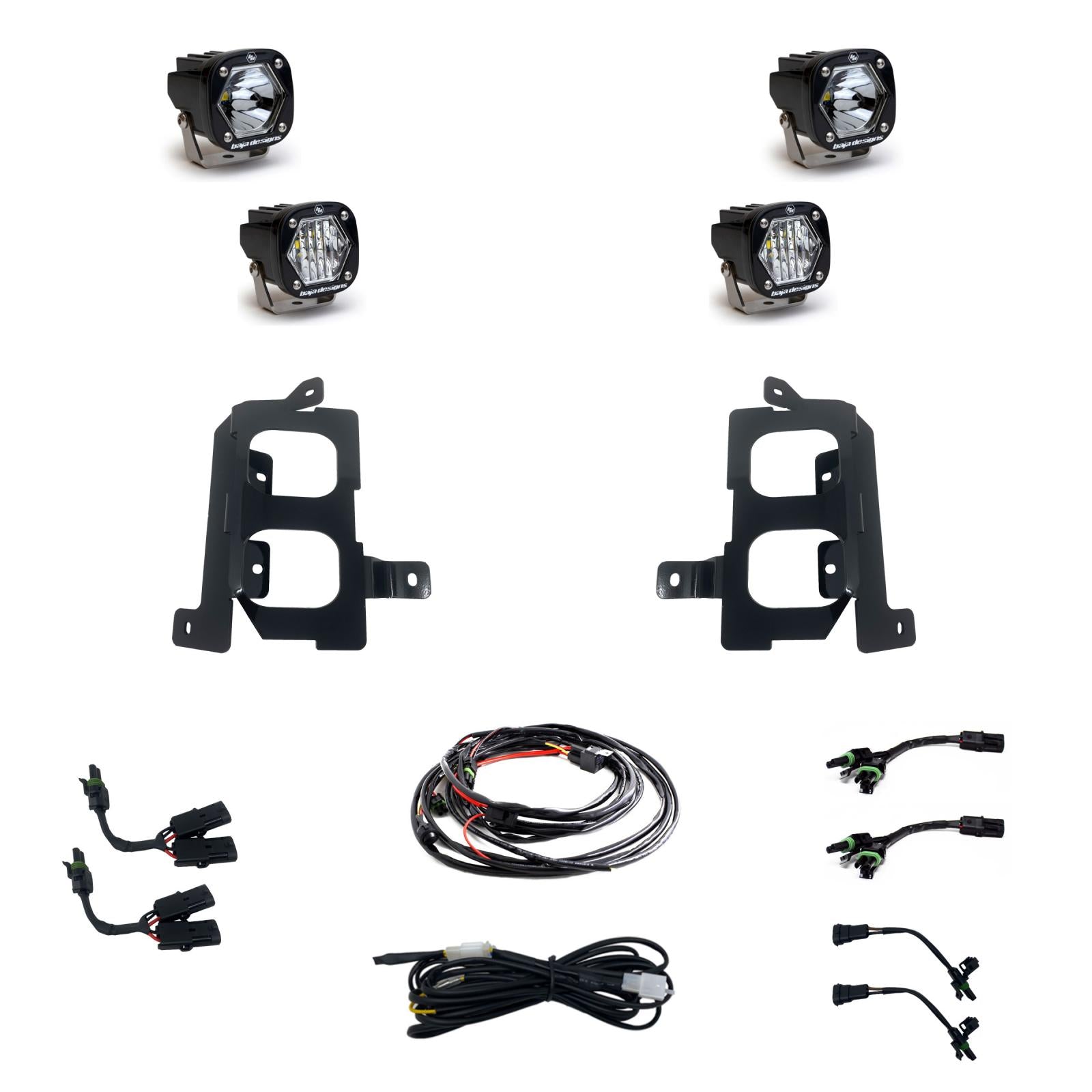 GMC 1500 (19-On) Clear Spot/Clear W/C FPK Design Baja Designs