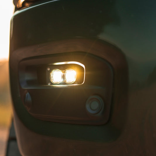 RAM S2 SAE Fog Pocket Light Kit Amber RAM 19-Present 2500/3500 Baja Designs-1