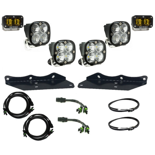 Ford Raptor (17-20) Fog Pocket Kit S2 SAE Amber Pro Baja Designs