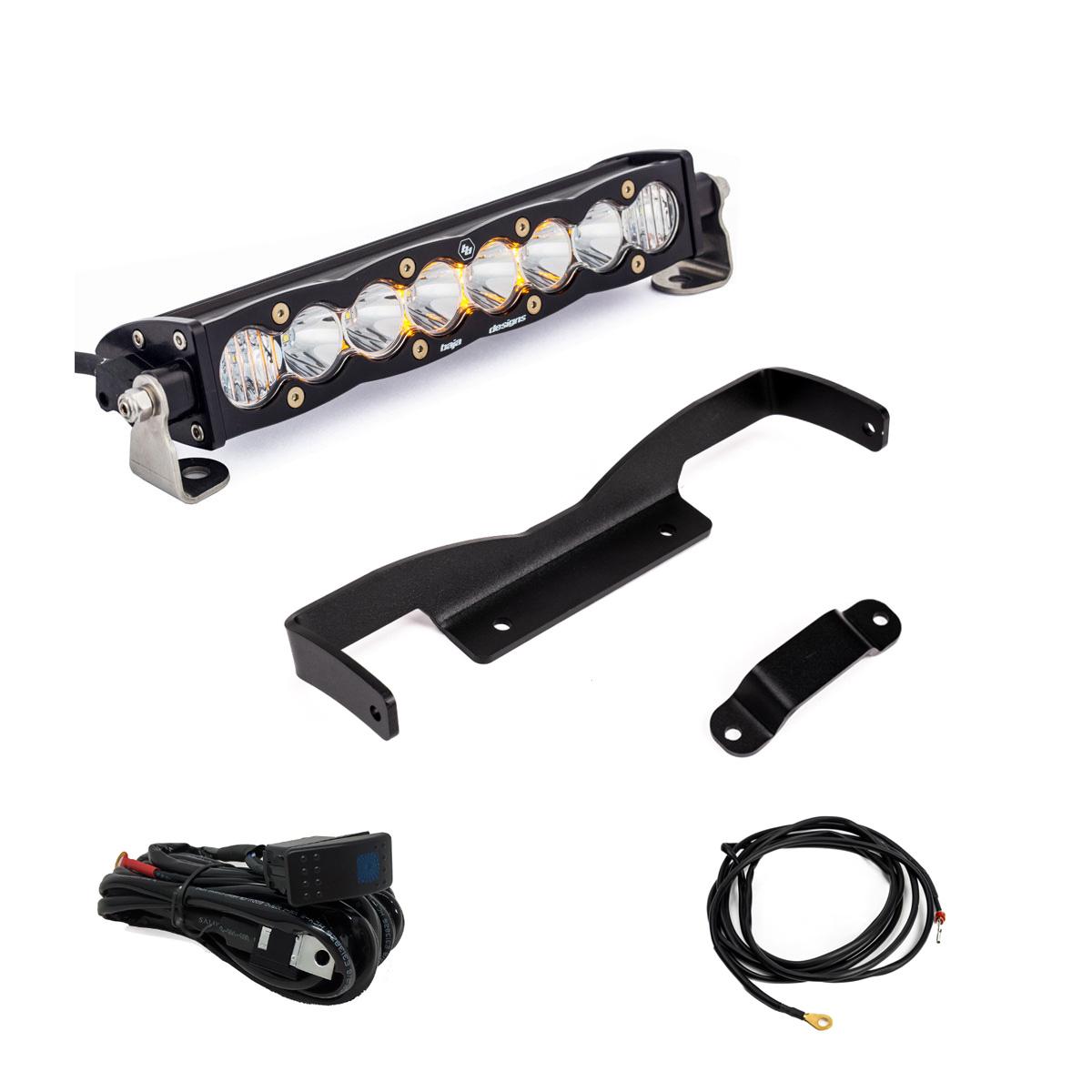 Can-Am, Maverick R, Clear 10 Inch S8 Shock Tower Kit Baja Designs-2