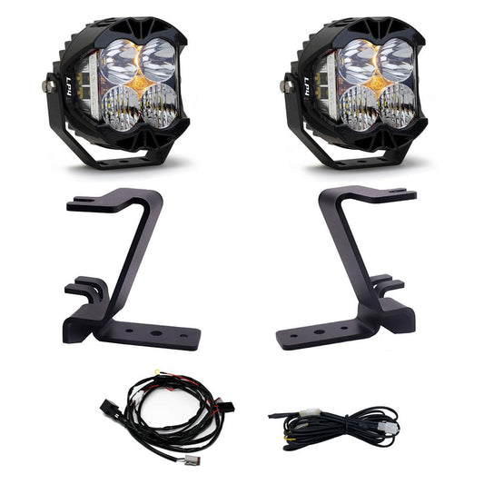 LP4 A-Pillar Kit 2023-On Ford F-250/350 Super Duty Driving/Combo Clear Upfitter Wiring Baja Designs