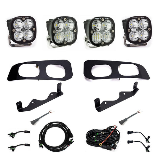 Ford Super Duty 2023-On Dual Sportsmen Fog Pocket Kit Baja Designs
