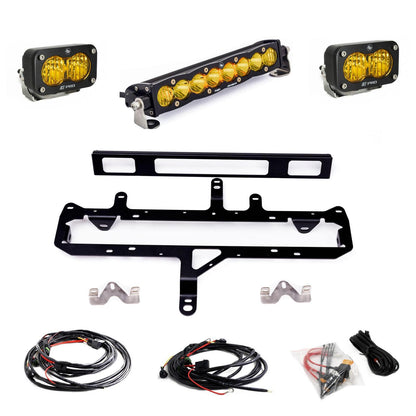 S8 10-inch/S2 Pro Grille Light Kit 2024-On Toyota Tacoma TRD Pro Baja Designs-1