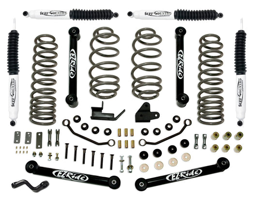 4 Inch Lift Kit 97-06 Jeep Wrangler TJ EZ-Ride Lift Kit Tuff Country-1