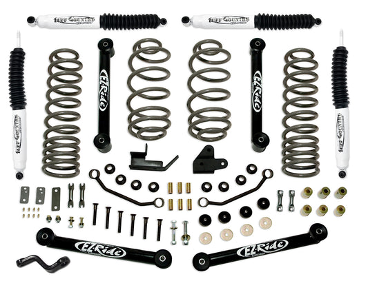 4 Inch Lift Kit 97-06 Jeep Wrangler TJ EZ-Ride Lift Kit Tuff Country