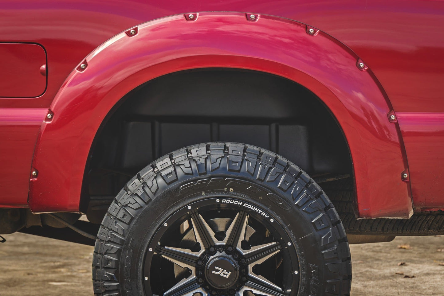 Rear Wheel Well Liners Ford F-250/F-350 Super Duty 2WD/4WD (2009-2016) Rough Country-4