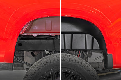 Rear Wheel Well Liners Chevy Silverado 1500 2WD/4WD (2019-2026) Rough Country-2