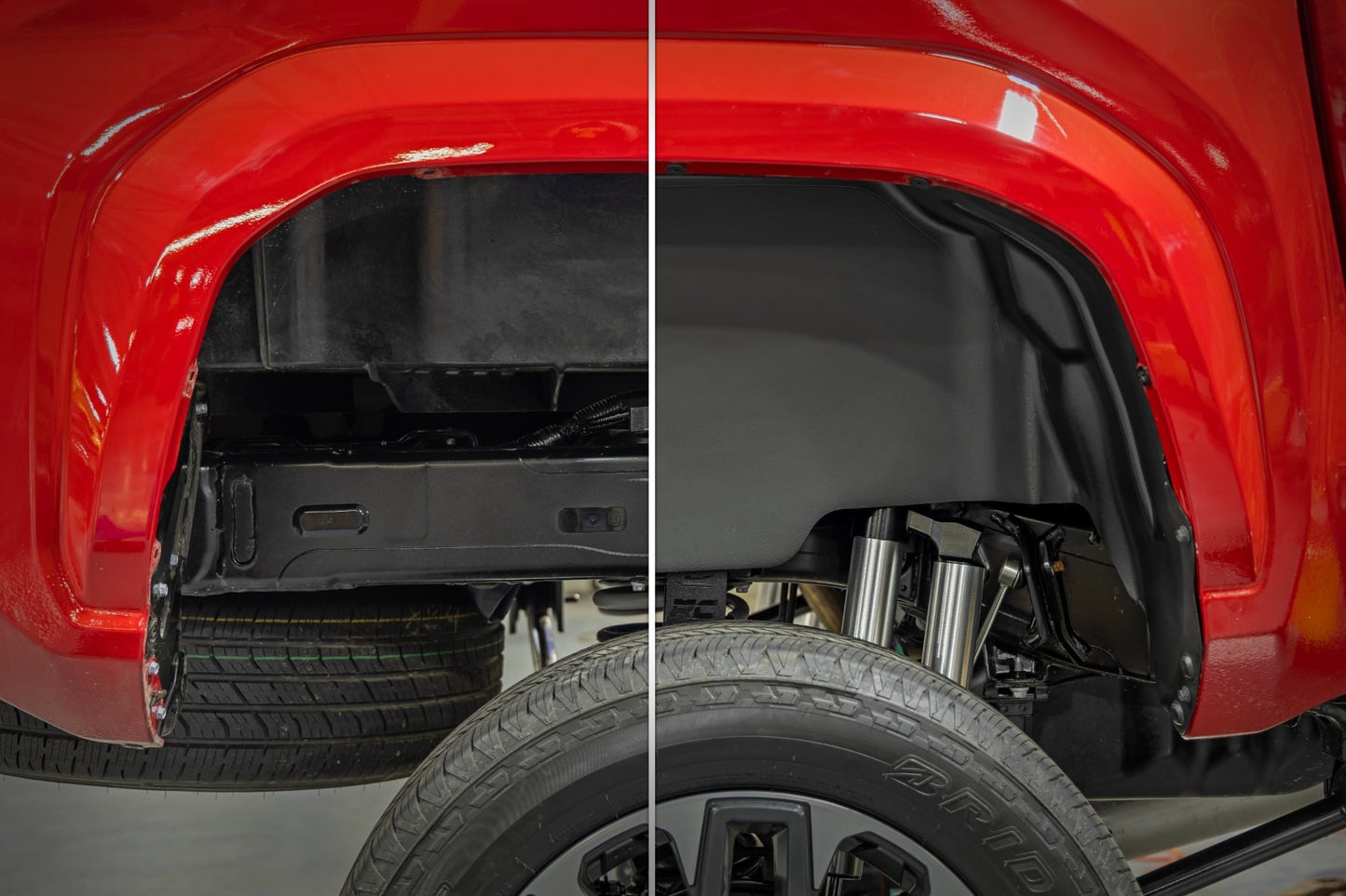 Rear Wheel Well Liners Toyota Tacoma 2WD/4WD (2024-2026) Rough Country-1