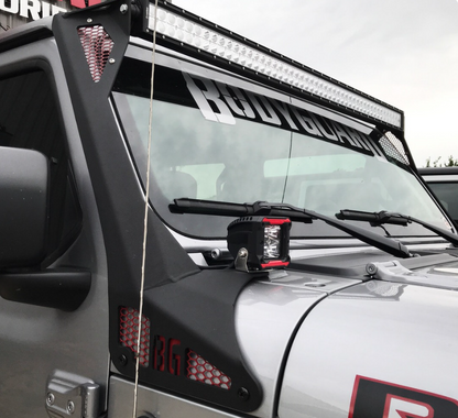 2020-2025 Jeep JT Gladiator A-Pillar Light Bar Bracket Bodyguard Bumpers-7