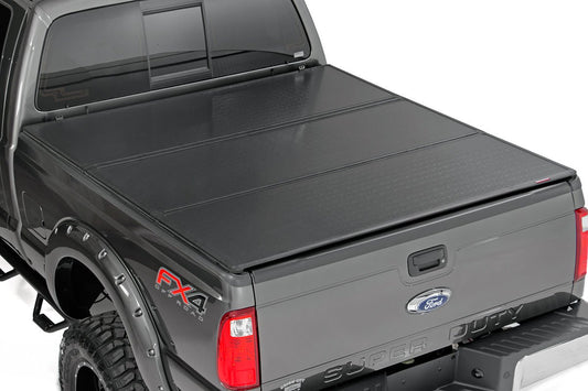 Rough Country Ford Hard Tri-Fold Bed Cover 99-16 F-250/350-6.5 Foot Bed w/o Cargo Mgmt Rough Country