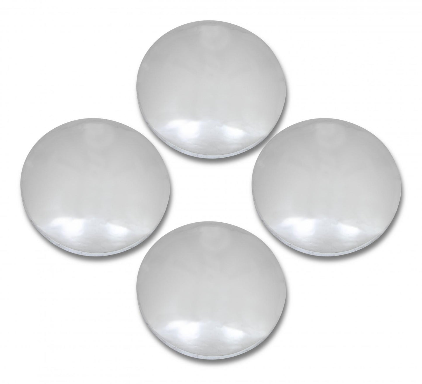 Baby Moon Hub Caps Chrome Fit Most GM and Ford with 14 Inch or 15 Inch Stock Wheels Mr Gasket