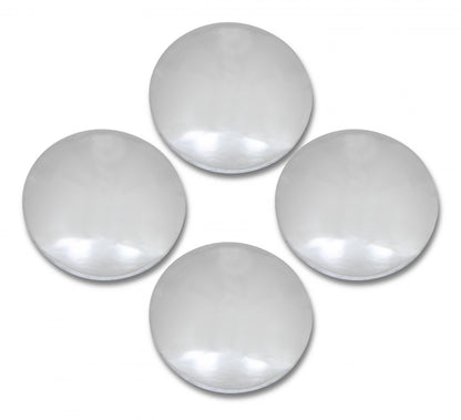 Baby Moon Hub Caps Chrome Fit Most GM and Ford with 14 Inch or 15 Inch Stock Wheels Mr Gasket
