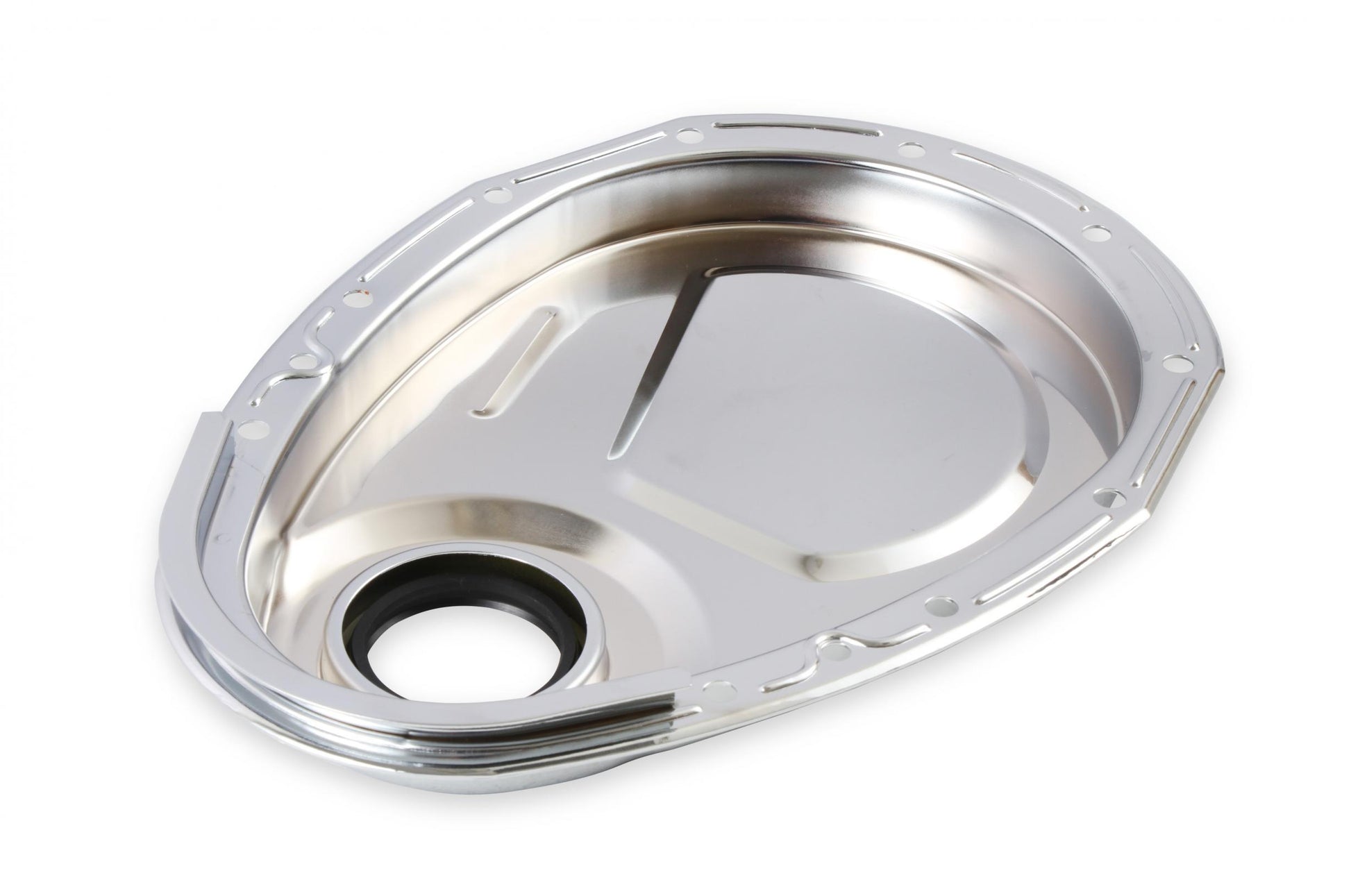 Timing Cover Chrome Fits 1955-1991 Small Block Chevrolet 265-400 and 1980-1995 90 Degree 229-262 V6 Mr Gasket-6