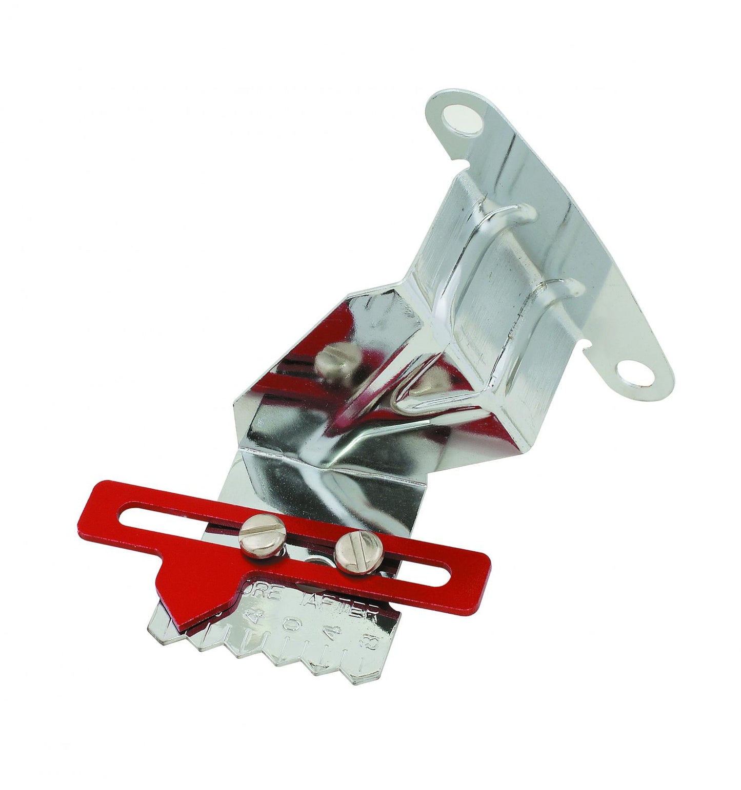 Adjustable Timing Tab Chrome Fits Small Block Chevrolet with 7 Inch Balancer Mr Gasket