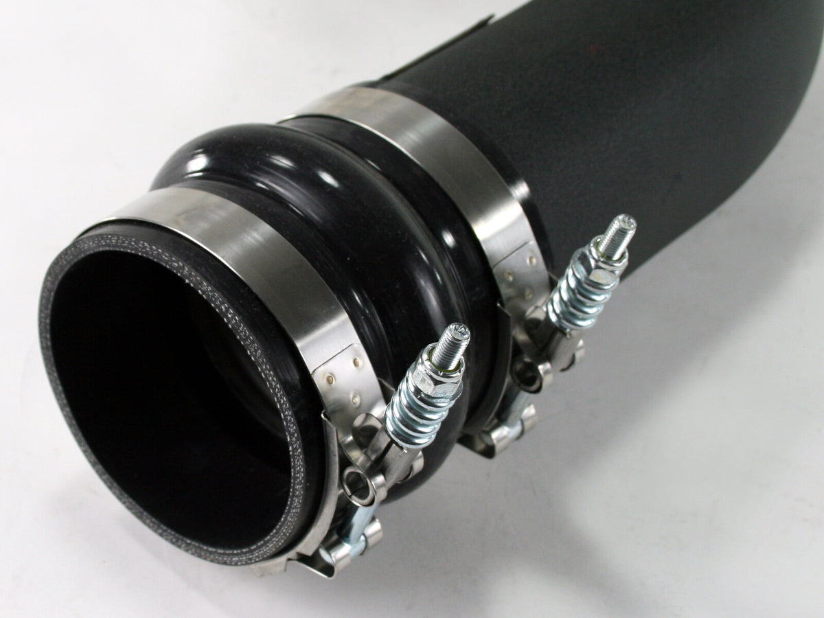 BladeRunner 3-1/2 Inch Aluminum Cold Charge Pipe Black Dodge Diesel Trucks 03-07 L6-5.9L (td) aFe Power-1