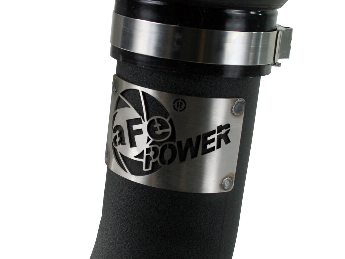 BladeRunner 3-1/2 Inch Aluminum Cold Charge Pipe Black Dodge Diesel Trucks 03-07 L6-5.9L (td) aFe Power-3