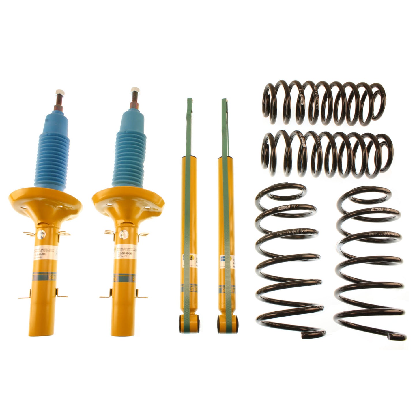 Suspension Kit Volkswagen Golf 2006-2000 Monotube Front Lowered Height 10mm, up to 1000kg Axle Load Rear Lowered Height 10mm, up to 925kg Axle Load Without Self-Leveling Suspension B12 (Pro-Kit) Bilstein