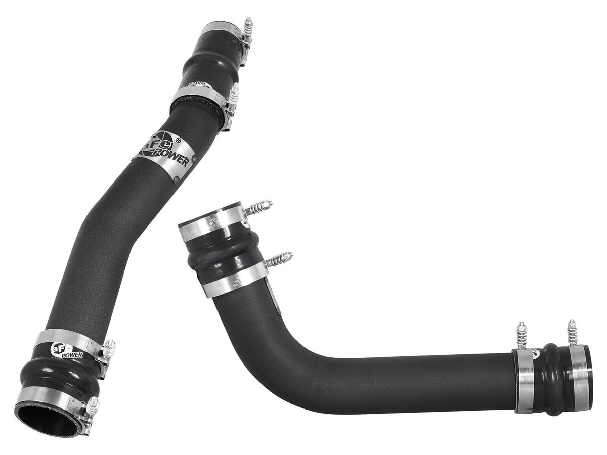 BladeRunner 3 Inch Aluminum Hot and Cold Charge Pipe Kit Black Dodge Diesel Trucks 03-07 L6-5.9L (td) aFe Power-1