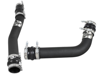 BladeRunner 3 Inch Aluminum Hot and Cold Charge Pipe Kit Black Dodge Diesel Trucks 03-07 L6-5.9L (td) aFe Power-2