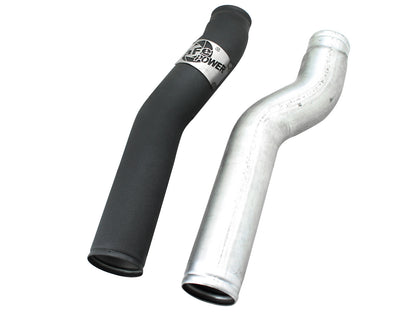 BladeRunner 3 Inch Aluminum Hot Charge Pipe Black Dodge Diesel Trucks 03-07 L6-5.9L (td) aFe Power-5