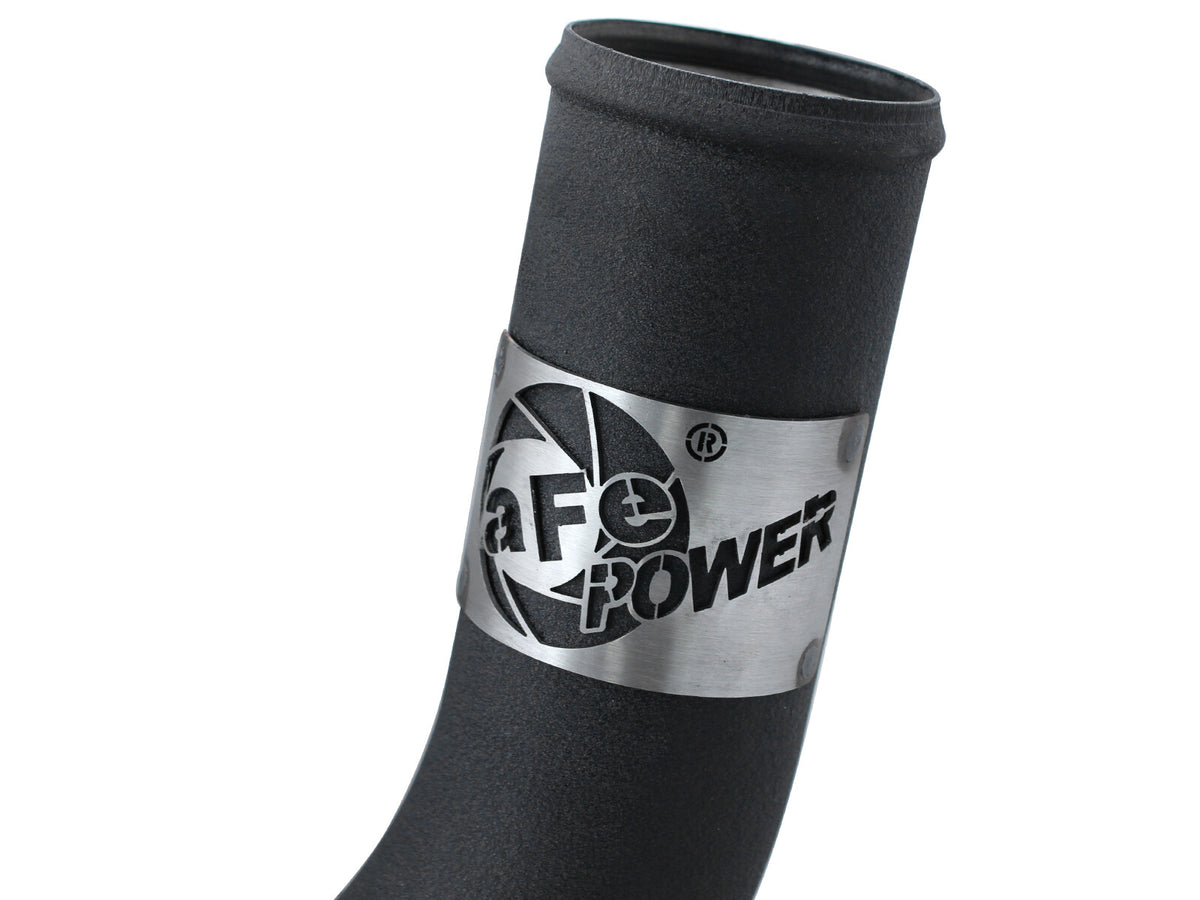 BladeRunner 3 Inch Aluminum Cold Charge Pipe Black Dodge Diesel Trucks 03-07 L6-5.9L (td) aFe Power-4