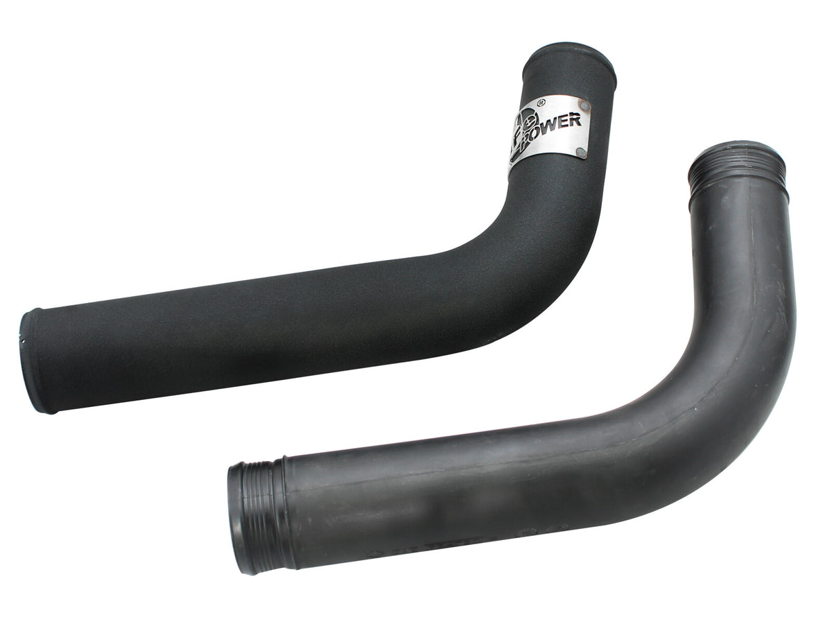 BladeRunner 3 Inch Aluminum Cold Charge Pipe Black Dodge Diesel Trucks 03-07 L6-5.9L (td) aFe Power-5
