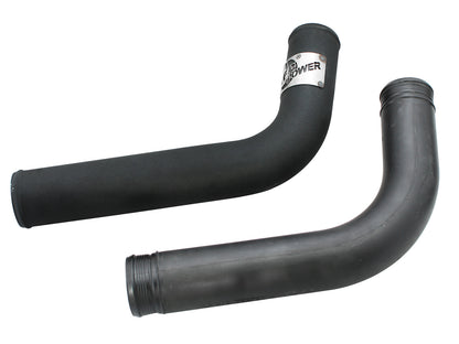 BladeRunner 3 Inch Aluminum Cold Charge Pipe Black Dodge Diesel Trucks 03-07 L6-5.9L (td) aFe Power-5