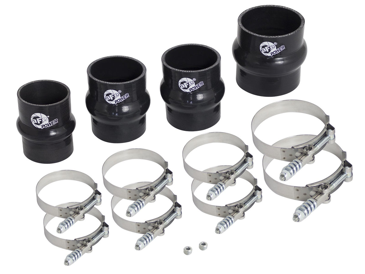 BladeRunner Intercooler Couplings & Clamps Kit; Tubes Only aFe Power