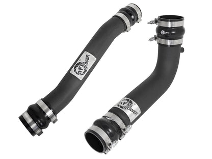 BladeRunner 3 Inch & 3-1/2 Inch Aluminum Hot and Cold Charge Pipe Kit Black Dodge Diesel Trucks 07.5-09 L6-6.7L (td) aFe Power