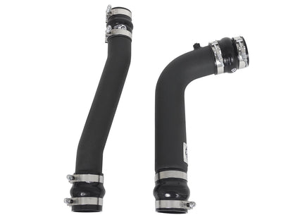 BladeRunner 3 Inch & 3-1/2 Inch Aluminum Hot and Cold Charge Pipe Kit Black Dodge Diesel Trucks 07.5-09 L6-6.7L (td) aFe Power-1
