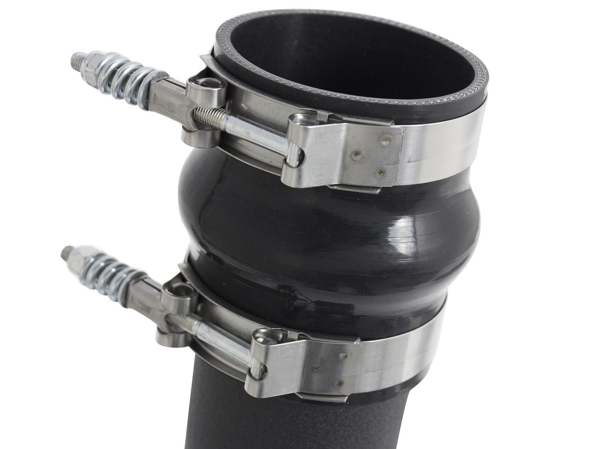 BladeRunner 3 Inch & 3-1/2 Inch Aluminum Hot and Cold Charge Pipe Kit Black Dodge Diesel Trucks 07.5-09 L6-6.7L (td) aFe Power-2