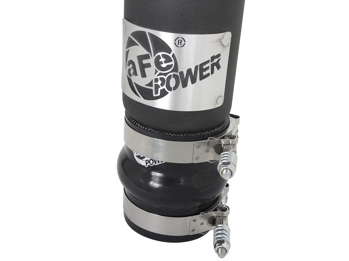 BladeRunner 3 Inch & 3-1/2 Inch Aluminum Hot and Cold Charge Pipe Kit Black Dodge Diesel Trucks 07.5-09 L6-6.7L (td) aFe Power-4