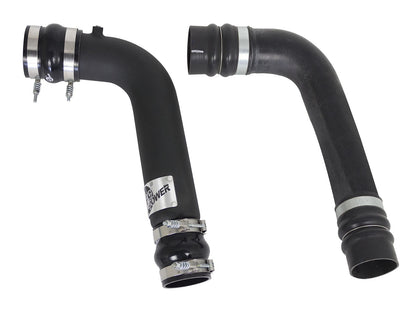 BladeRunner 3 Inch & 3-1/2 Inch Aluminum Hot and Cold Charge Pipe Kit Black Dodge Diesel Trucks 07.5-09 L6-6.7L (td) aFe Power-6