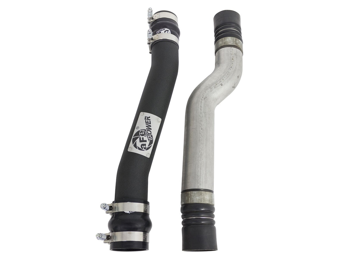 BladeRunner 3 Inch Aluminum Hot Charge Pipe Black Dodge Diesel Trucks 07.5-09 L6-6.7L (td) aFe Power-3