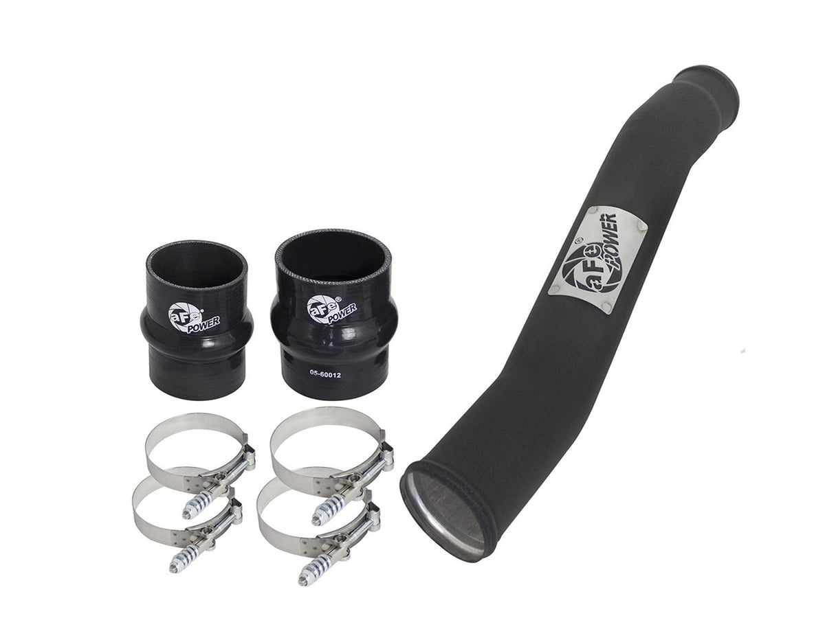BladeRunner 3 Inch Aluminum Hot Charge Pipe Black Dodge Diesel Trucks 07.5-09 L6-6.7L (td) aFe Power-4