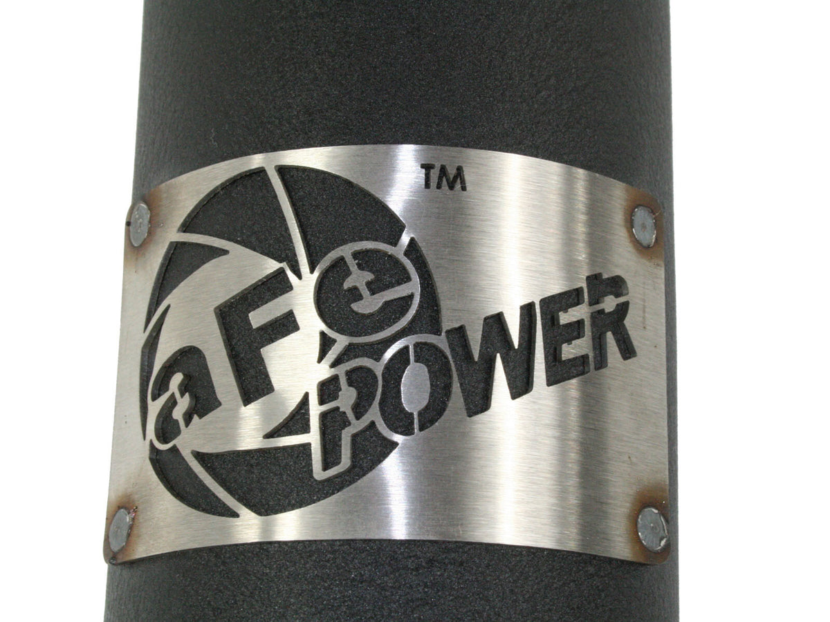 BladeRunner 3-1/2 Inch Aluminum Cold Charge Pipe Black Dodge Diesel Trucks 07.5-09 L6-6.7L (td) aFe Power-2