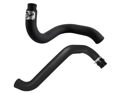 BladeRunner 3 Inch Aluminum Hot and Cold Charge Pipe Kit Black GM Diesel Trucks 02-04 V8-6.6L (td) LB7 aFe Power-1