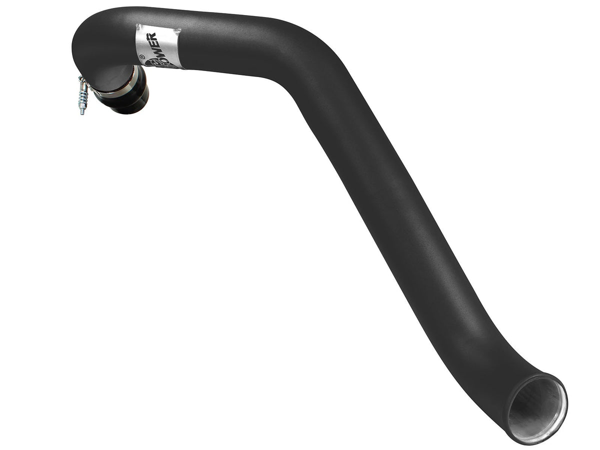 BladeRunner 3 Inch Aluminum Hot Charge Pipe Black GM Diesel Trucks 01-04 V8-6.6L (td) LB7 aFe Power-2