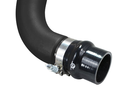 BladeRunner 3 Inch Aluminum Hot Charge Pipe Black GM Diesel Trucks 01-04 V8-6.6L (td) LB7 aFe Power-3