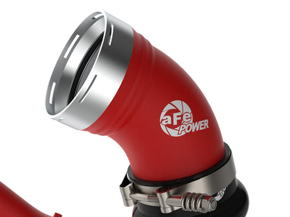 BladeRunner 3 Inch & 3-1/2 Inch Aluminum Hot and Cold Charge Pipe Kit GM Diesel Trucks 06-10 V8-6.6L (td) Lbz/Lmm aFe Power-2