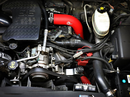 BladeRunner 3 Inch & 3-1/2 Inch Aluminum Hot and Cold Charge Pipe Kit GM Diesel Trucks 06-10 V8-6.6L (td) Lbz/Lmm aFe Power-5