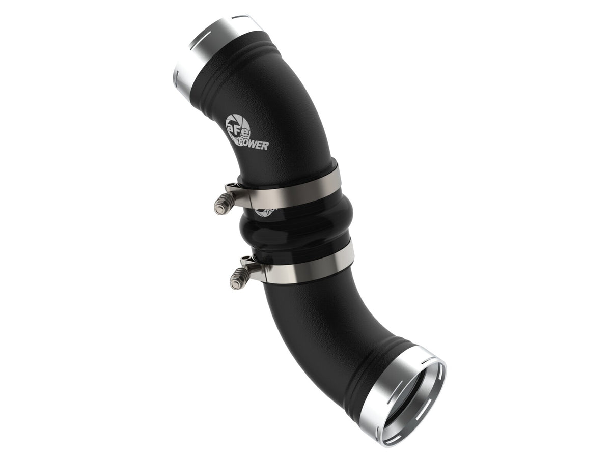 BladeRunner 3-1/2 Inch Aluminum Cold Charge Pipe Black GM Diesel Trucks 06-10 V8-6.6L (td) Lbz/Lmm aFe Power